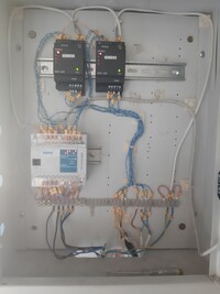 Автоматизированная система управления КНС разработана на базе программируемого реле ОВЕН ПР114 и 4-уровневого сигнализатора жидкости ОВЕН БКК1.