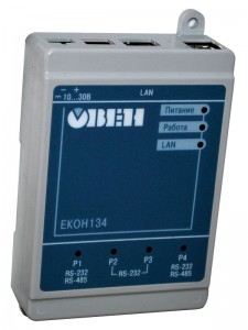 ЕКОН134 преобразователь интерфейса Ethernet — RS-232/RS-485