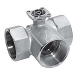 3-ходовый регулирующий шаровой кран DN 15…50, внутренняя резьба