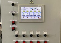 Шкаф управления автоматизированной подачи топлива на котлоагрегаты