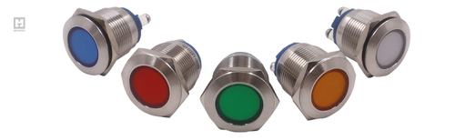 Лампы серии МТ67 представлены в 5 цветах: белый, зеленый, красный, желтый, синий.