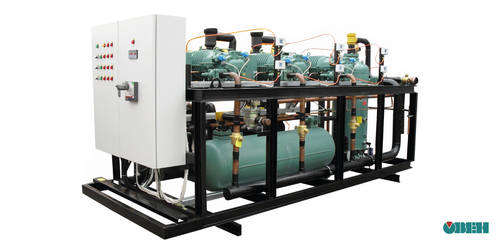 Пример холодильной централи из 3-х компрессоров