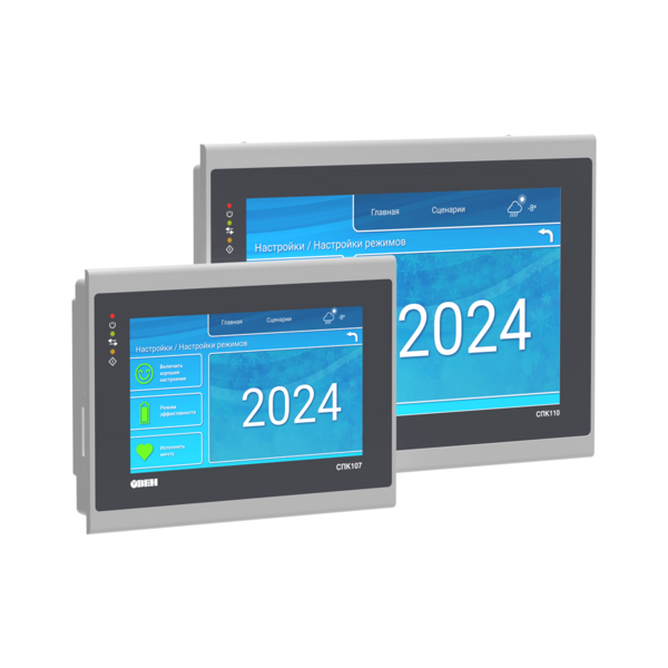СПК110 программируемый контроллер со встроенным сенсорным экраном