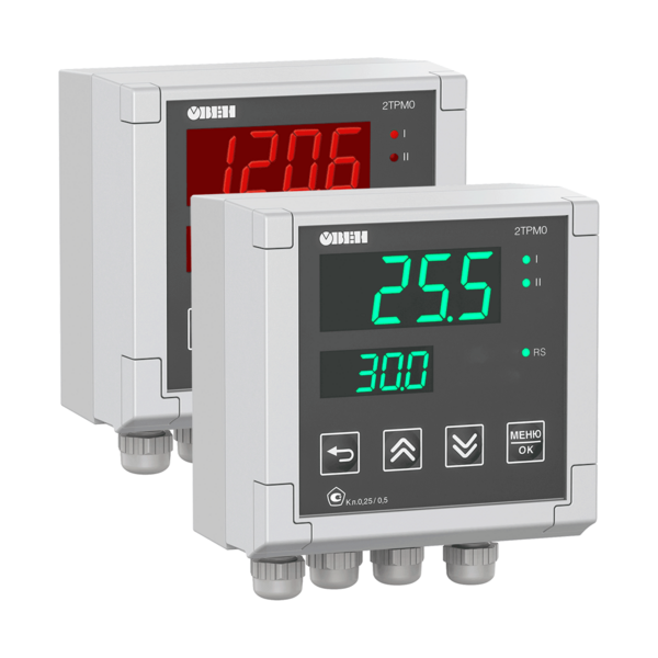 2ТРМ0-Н.У2 двухканальный измеритель с интерфейсом RS-485