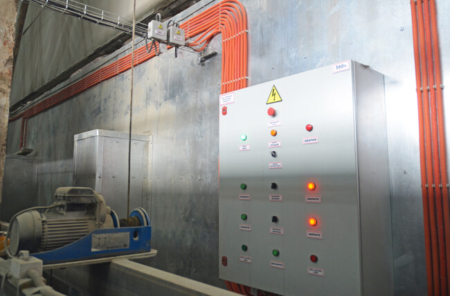 Щит управления пропарочными камерами (общий вид)