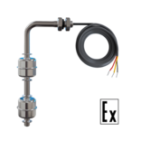 Двухуровневые поплавковые датчики уровня ПДУ-1.2-Ex