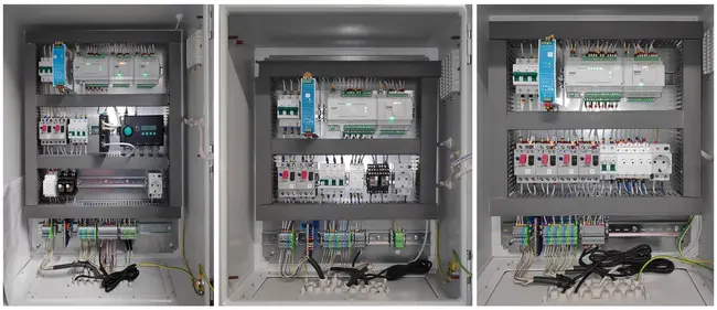 Шкафы управления (вид внутри)​​​​​​​