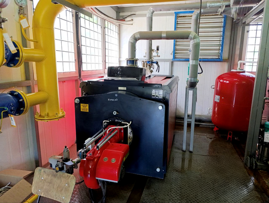 В помещении котельной
