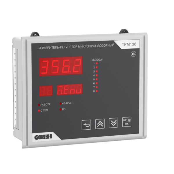 ТРМ138 [M02] обновленный восьмиканальный ПИД-регулятор с USB и RS-485