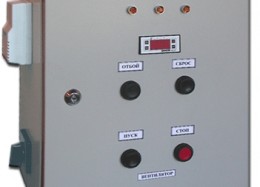 Шкаф управления печью в лакокрасочной камере