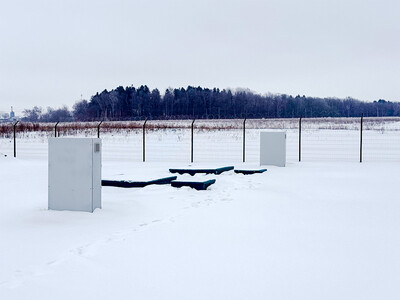 Комплекс из двух шкафов управления одним КНС