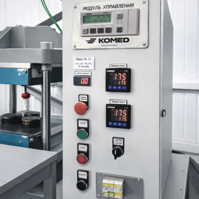 Упрощенный вулканизационный пресс одноэтажный, усилие 20 тонн