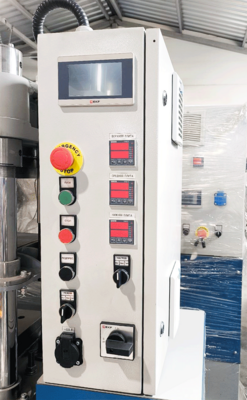 Стандартный вулканизационный пресс двухэтажный, усилие 36 тонн