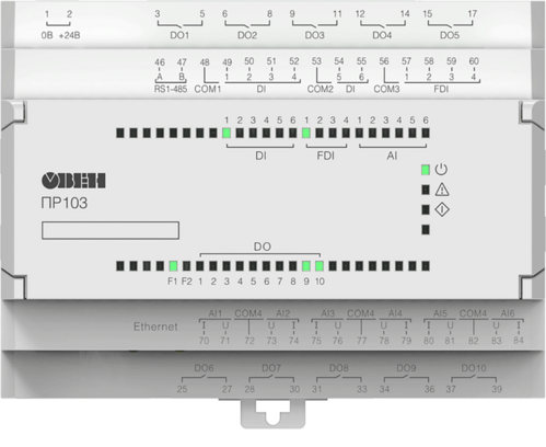 ПР103 программируемое реле с Ethernet