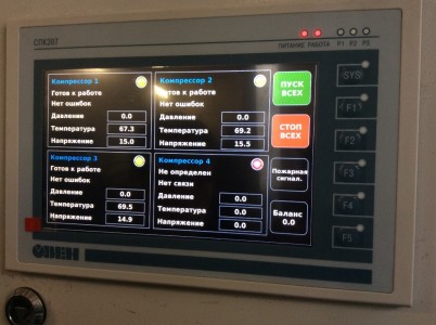 Система автоматизации компрессорных станций