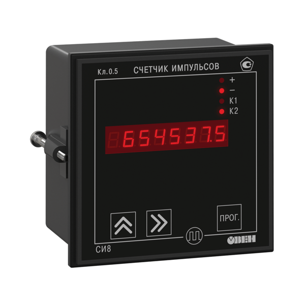 Счетчик импульсов ОВЕН СИ8 в щитовом корпусе Щ1