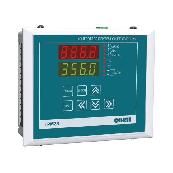 Контроллер ОВЕН ТРМ33 в щитовом корпусе Щ7