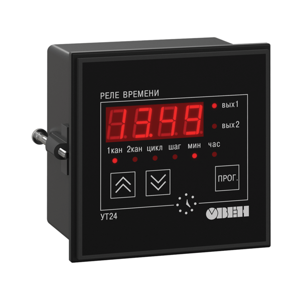 Микропроцессорное реле времени ОВЕН УТ24 в щитовом корпусе Щ1
