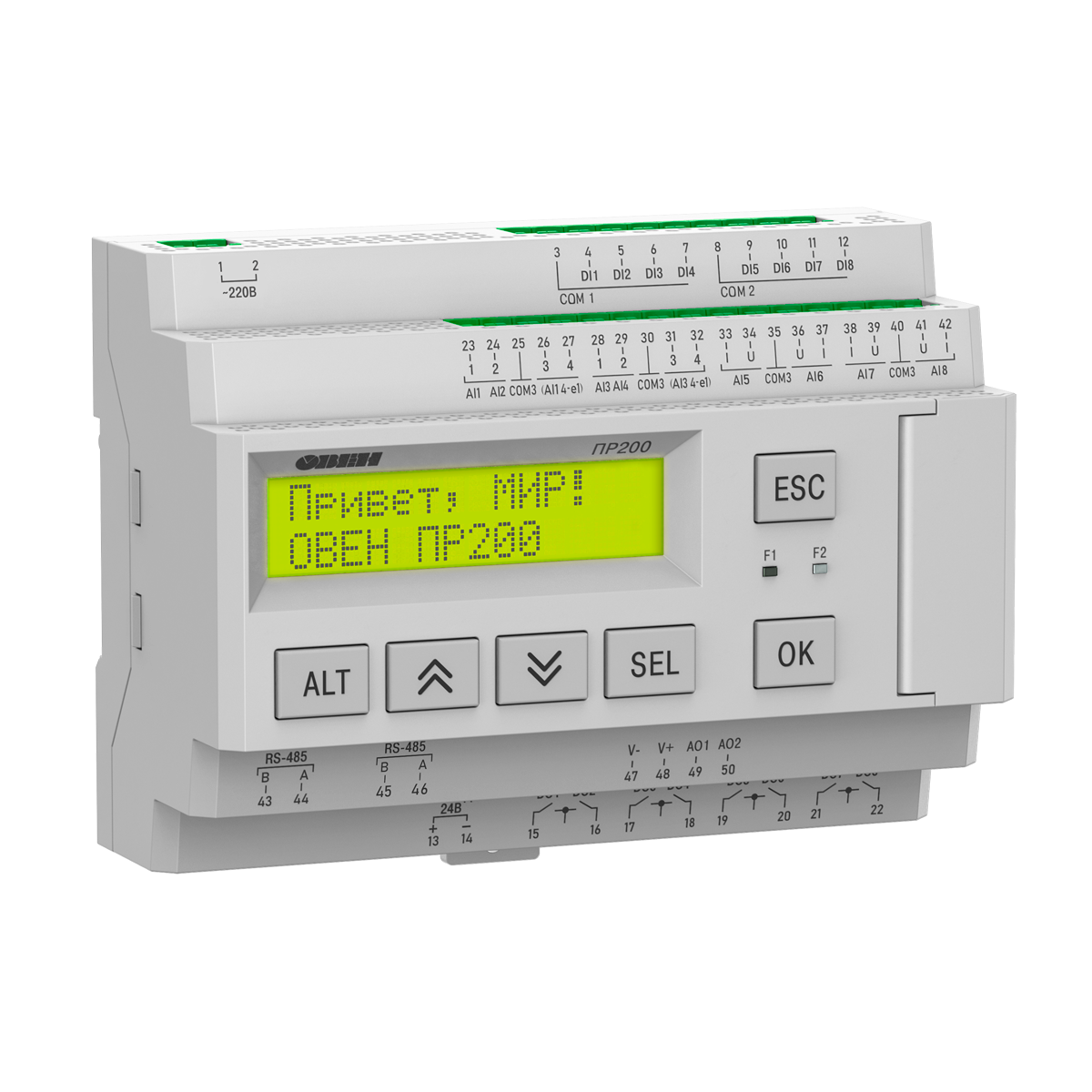 ПР200-х8 специализированная модификация ПР200 для автоматизации систем обратного осмоса  и контроля уровня жидкости